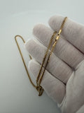 20" 10k Yellow Gold Cuban 2mm 5.55g