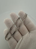 16" 14K White Gold Box Chain 1.5mm 5.82g