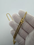 24" 14k Yellow Gold Cuban 3mm 17.41g
