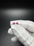 5mm natural ruby stud earrings, 14K yellow gold, 0.5g – Ott Family Jewelry (5)