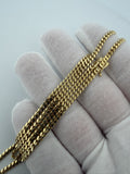 22" 3mm solid 14K yellow gold Cuban link chain, 14.72g – Ott Family Jewelry (5)