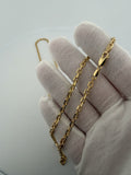 26" 14K Yellow Gold Heavy Fancy Anchor 3.5mm 19.44g