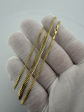 20" 14k Yellow Gold Cuban 1.75mm 4.92g