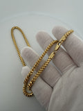 22" 14K Yellow Gold Franco 4mm 52.6g