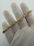 8.5" 14K Yellow Gold Rope 5mm 4.14g