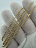 20" 14K Yellow Gold Bismark 2mm 4.1g