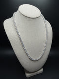 22" 5mm silver moissanite tennis chain, 46ctw D VVS1, 37.5g – Ott Family Jewelry (5)