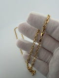 24" 14K Yellow Gold Fancy Anchor 4mm 8.44g