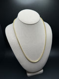 22" 14K Yellow Gold Franco Chain 4mm 39.62g