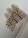16" 14K Yellow Gold Box Chain 1.5mm 4.44g