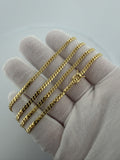 26" 10k Yellow Gold Cuban 3mm 15.22g