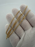 18" 14K Yellow Gold Bismark 2mm 3.8g