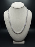 22" 8mm silver moissanite Cuban chain, 13.8ctw D VVS1, 64.7g – Ott Family Jewelry (5)