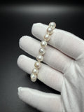 7.25" 8mm freshwater pearl strand bracelet, 10K yellow gold clasp, 14.41g – Ott Family Jewelry (5)