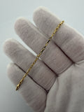 7.5" 14k Yellow Gold Herme$ Link 2mm 3.21g