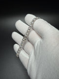 8" 5mm silver moissanite tennis bracelet, 17.87ctw D VVS1, 13.6g – Ott Family Jewelry (5)