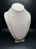 26" 10k Yellow Gold Rope 3mm 17.9g