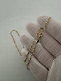 18" 14K Yellow Gold Figaro 2.5mm 4.42g