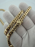 18K 8mm Handmade Miami Cuban