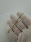 7.5" 2.5mm solid 10K yellow gold Cuban link bracelet, 3.0g – Ott Family Jewelry (6)