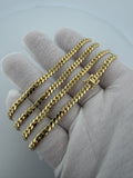 24" 14K Yellow Gold Cuban Chain 4mm 30.04g