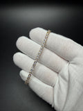 7" 14K Yellow Gold 7.18ctw E-F VS Lab Diamond Tennis EGL Certified – 3.5mm – 9.20g