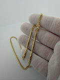 16" 3mm solid 10K yellow gold Cuban link chain, 9.8g – Ott Family Jewelry (6)