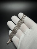 20" 14K White Gold Cuban 4mm 25.0g