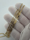 26 inch 2.7mm Figaro chain in 14K yellow gold, 6.0g, view 6 - Ott Family Jewelry