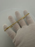 10" 3mm solid 10K yellow gold Cuban link anklet, 6.8g – Ott Family Jewelry (6)