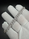 8" 8mm silver moissanite Cuban bracelet, 4.9ctw D VVS1, 23.1g – Ott Family Jewelry (6)