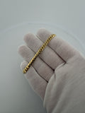 7" 5mm solid 14K yellow gold Cuban link bracelet, 14.1g – Ott Family Jewelry (6)