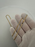 20" 14K Yellow Gold Curb 2.5mm 5.72g