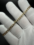 8" 14K Yellow Gold Curb 4mm 2.65g