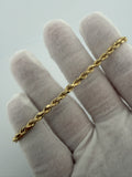 8" 14K Yellow Gold Rope 3.5mm 9.4g
