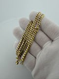 Pre-Owned 20" 10k Yellow Gold Cuban 5mm 35.56g