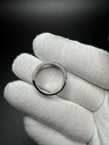Size 10 Silver 2ctw VS/VVS 3 Row Lab Diamond Ring 5.6g