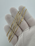 20" 14k Yellow Gold Curb 2mm 4.0g (#2)