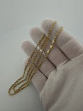 22" 2.5mm 14K yellow gold rope chain, 10.73g – Ott Family Jewelry (6)