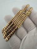 21 inch 6mm handmade Cuban link chain in 18K yellow gold, 75.0g, view 6 - Ott Family Jewelry