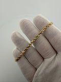 7.5" 14K Yellow Gold Rope 3.5mm 8.6g