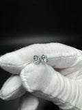 14k White Gold 1.5ctw VS/VVS Lab Diamond Studs 1.0g