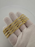 22" 14k Yellow Gold Cuban 4mm 27.0g