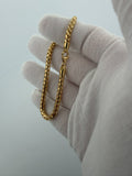 8" 14k Yellow Gold Franco 4mm 16.2g