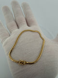 8" 14K Yellow Gold Cuban 3mm 7.34g