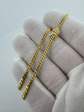 22" 10k Yellow Gold Cuban 3mm 12.91g