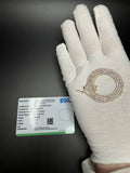 17" 14K Yellow Gold 5.18ctw E-F VS Lab Diamond Tennis EGL Certified – 2mm – 9.70g