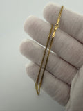 16" 14k Yellow Gold Cuban 1.75mm 4.3g (#2)