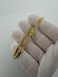 7.5" 4mm solid 10K yellow gold Cuban link bracelet, 9.1g – Ott Family Jewelry (6)