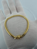 8" 10k Yellow Gold Cuban 5mm 14.62g